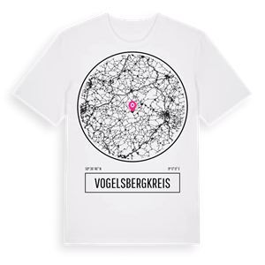 Vogelsbergkreis t-shirt – ekologisk bomull t-shirt från Pinshirt