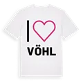 Jag älskar Vöhl t-shirt stort tryck