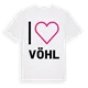 Jag älskar Vöhl t-shirt stort tryck
