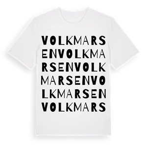 Volkmarsen ordlek t-shirt – ekologisk bomull t-shirt från Pinshirt