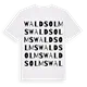 Waldsolms ordlek t-shirt