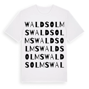 Waldsolms ordlek t-shirt – ekologisk bomull t-shirt från Pinshirt