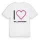 Jag älskar Wallerstädten t-shirt stort tryck