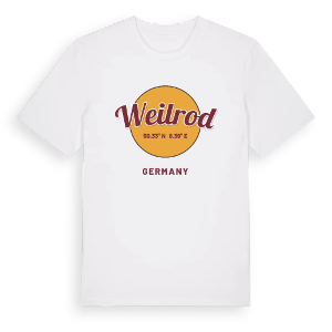 Weilrod cirkel t-shirt – ekologisk bomull t-shirt från Pinshirt