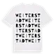 Weiterstadt ordlek t-shirt