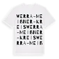 Werra-Meißner-Kreis ordlek t-shirt