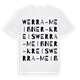 Werra-Meißner-Kreis ordlek t-shirt