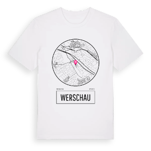 Werschau t-shirt – ekologisk bomull t-shirt från Pinshirt