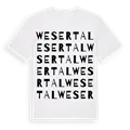 Wesertal ordlek t-shirt