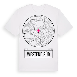 Westend Süd t-shirt – ekologisk bomull t-shirt från Pinshirt