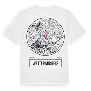 Wetteraukreis t-shirt – ekologisk bomull t-shirt från Pinshirt