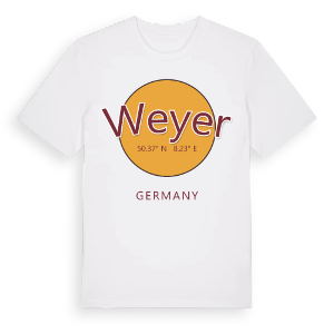 Weyer cirkel t-shirt – ekologisk bomull t-shirt från Pinshirt