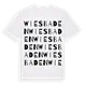 Wiesbaden ordlek t-shirt