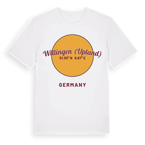 Willingen (Upland) cirkel t-shirt – ekologisk bomull t-shirt från Pinshirt