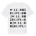 Willingen (Upland) ordlek t-shirt