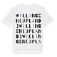 Willingen (Upland) ordlek t-shirt