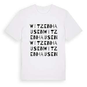 Witzenhausen ordlek t-shirt – ekologisk bomull t-shirt från Pinshirt