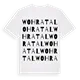 Wohratal ordlek t-shirt