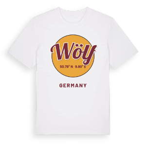 Wölf cirkel t-shirt – ekologisk bomull t-shirt från Pinshirt