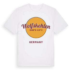 Wolfskehlen cirkel t-shirt – ekologisk bomull t-shirt från Pinshirt