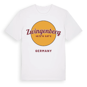 Zwingenberg cirkel t-shirt – ekologisk bomull t-shirt från Pinshirt