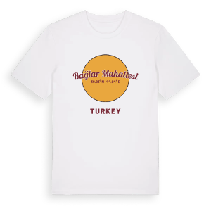 Bağlar Mahallesi cirkel t-shirt – ekologisk bomull t-shirt från Pinshirt
