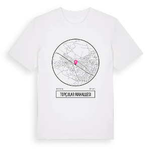 Topçular Mahallesi t-shirt – ekologisk bomull t-shirt från Pinshirt