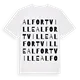 Alfortville ordlek t-shirt
