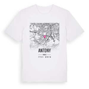 Antony karta t-shirt – ekologisk bomull t-shirt från Pinshirt
