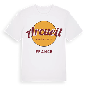 Arcueil cirkel t-shirt – ekologisk bomull t-shirt från Pinshirt