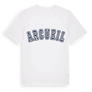 Arcueil college t-shirt – ekologisk bomull t-shirt från Pinshirt