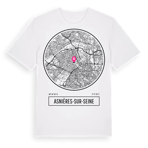 Asnières-sur-Seine t-shirt – ekologisk bomull t-shirt från Pinshirt