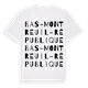 Bas-Montreuil - République ordlek t-shirt