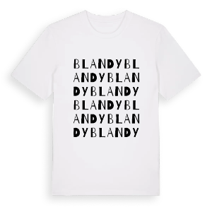 Blandy ordlek t-shirt – ekologisk bomull t-shirt från Pinshirt