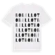 Bobillot ordlek t-shirt