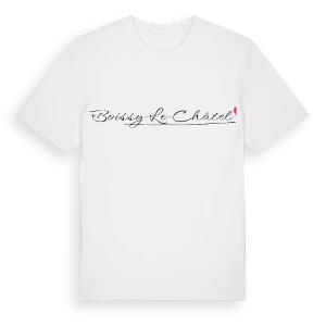 Boissy-le-Châtel hjärta t-shirt – ekologisk bomull t-shirt från Pinshirt