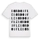 Bondoufle ordlek t-shirt