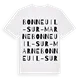 Bonneuil-sur-Marne ordlek t-shirt