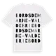 Bords de Marne - Val de Brie ordlek t-shirt