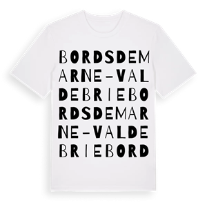 Bords de Marne - Val de Brie ordlek t-shirt – ekologisk bomull t-shirt från Pinshirt