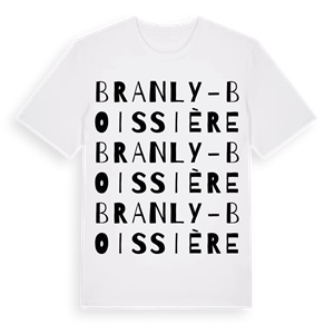 Branly - Boissière ordlek t-shirt – ekologisk bomull t-shirt från Pinshirt