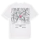 Brèche- Croix des Mèches - Haye aux Moines- Lévrière-Préfecture karta t-shirt