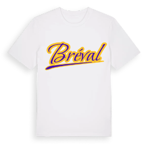 Bréval baseball t-shirt – ekologisk bomull t-shirt från Pinshirt