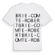 Brie-Comte-Robert ordlek t-shirt