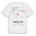 Cannes-Écluse karta t-shirt