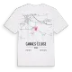 Cannes-Écluse karta t-shirt