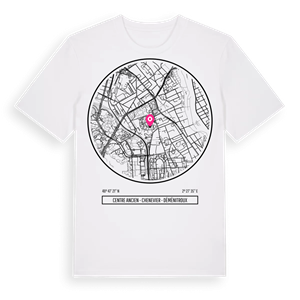 Centre Ancien - Chenevier - Déménitroux t-shirt – ekologisk bomull t-shirt från Pinshirt
