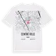 Centre Ville karta t-shirt