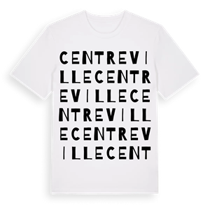 Centre Ville ordlek t-shirt – ekologisk bomull t-shirt från Pinshirt