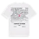 Champigny-sur-Marne karta t-shirt